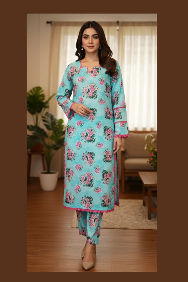 Gulab-Asmani Co-Ord-Set