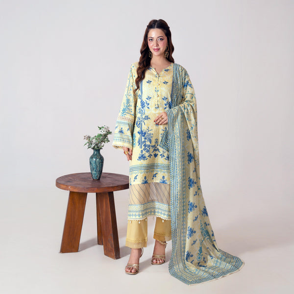 Printed Lemon 3pc suit