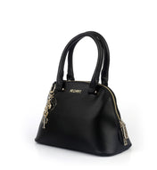 Two Way Zipper Leather Handbag Cum Shoulder Bag